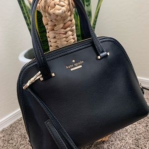 Kate Spade black small dome satchel